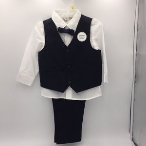 Infant Baby Boys 4 Piece Formal Suit Size 18-24 Months